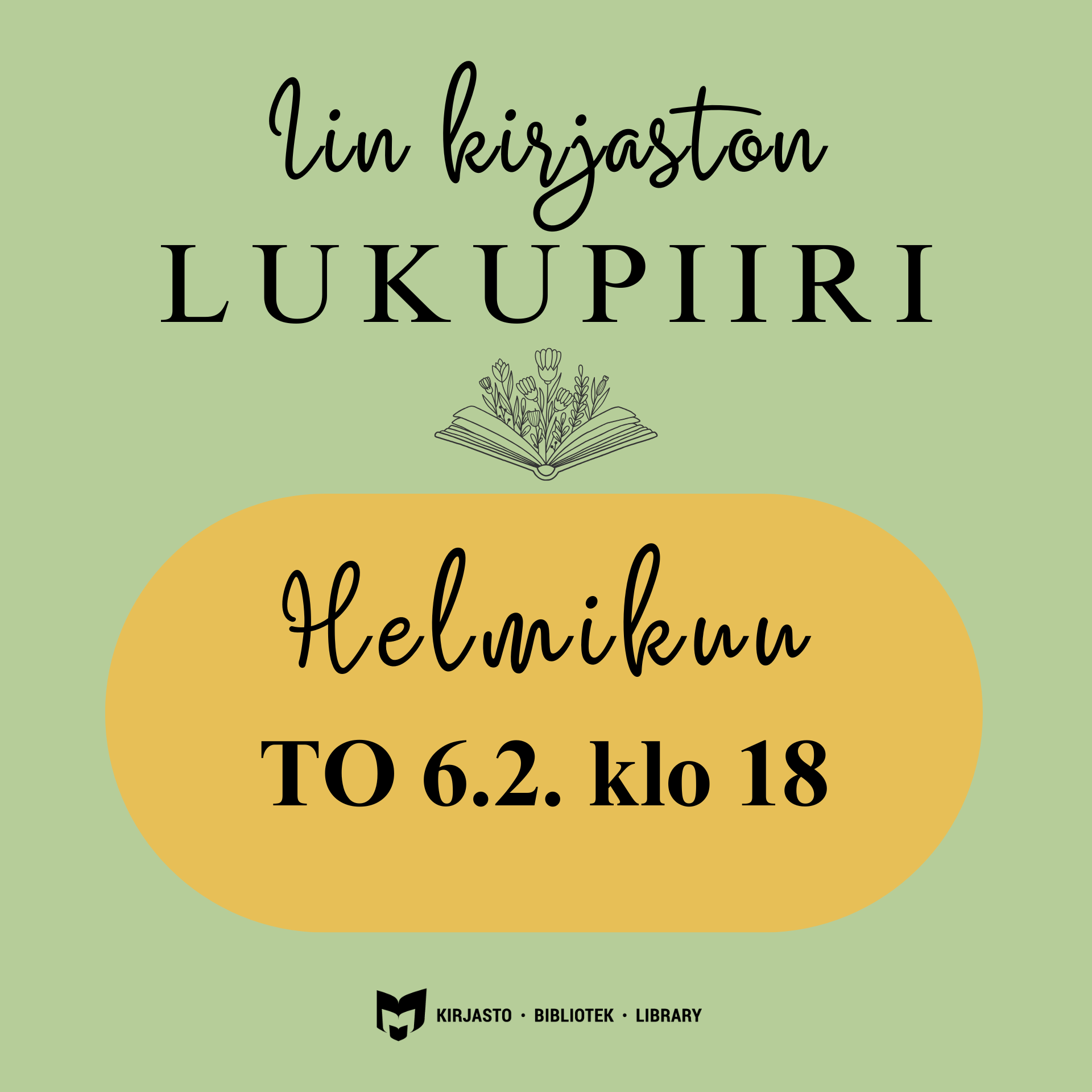 Lukupiiri ilmoitus