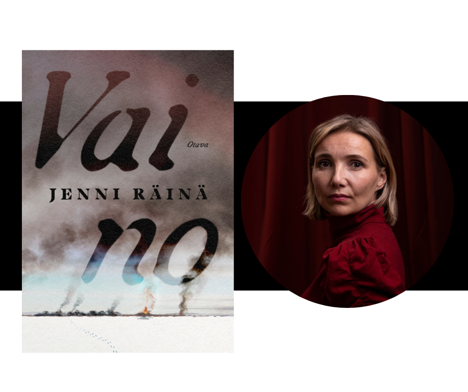 Jenni Räinä ja kirjan kansi
