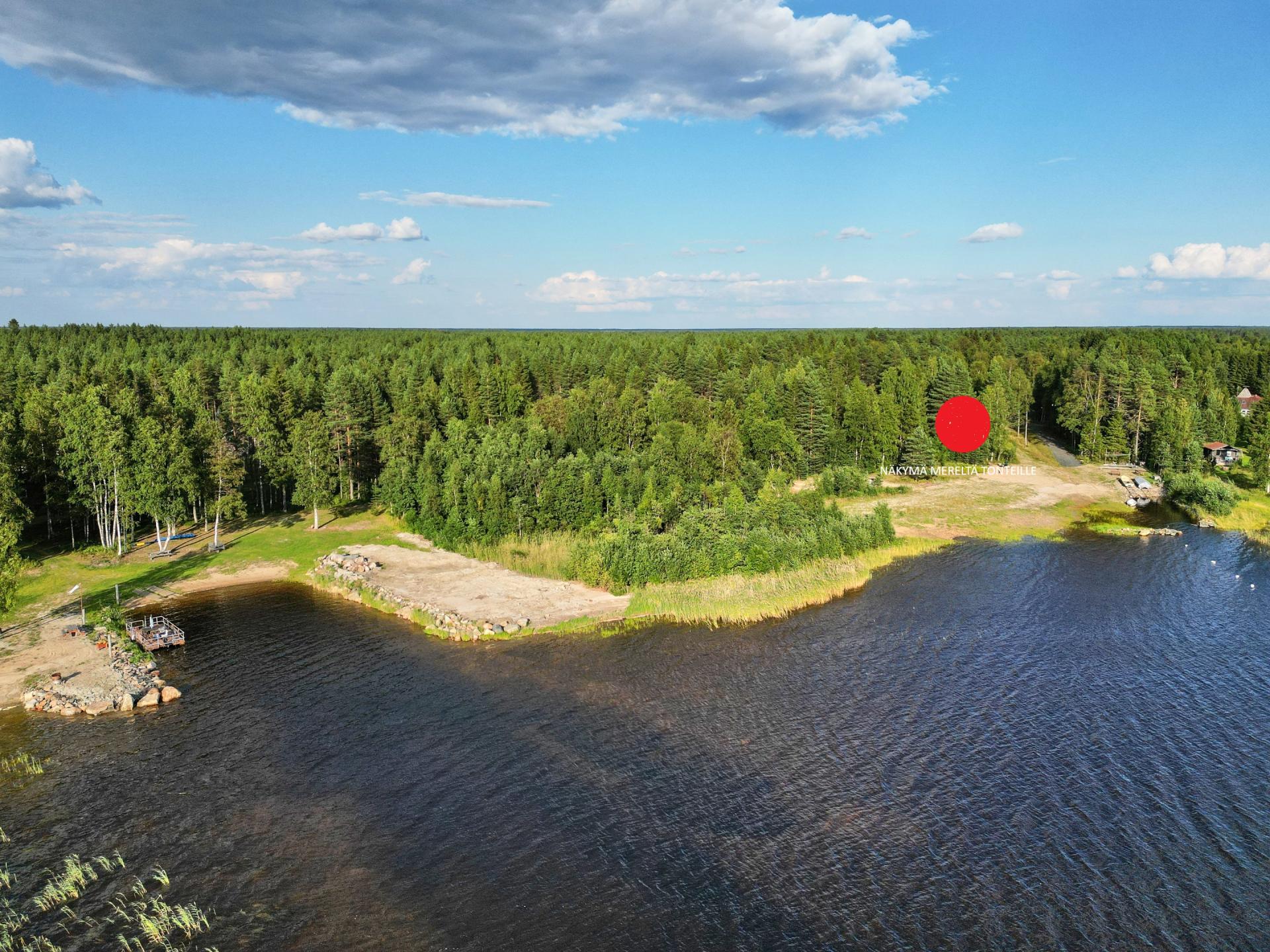 näkymä mereltä.